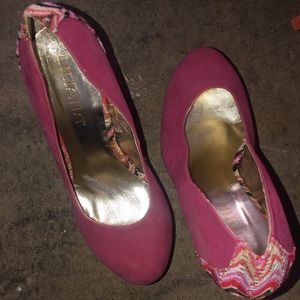 Platform heels. 3 different colors